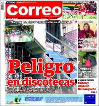 Portada de Diario Correo - Cusco (Perú)