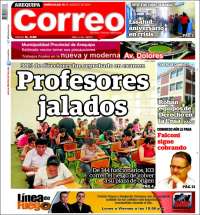 Portada de Diario Correo - Arequipa (Pérou)