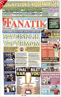 Portada de Fanatik (Turquía)
