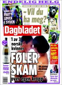 Portada de Dagbladet (Noruega)