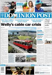 Portada de The Dominion Post (New Zealand)
