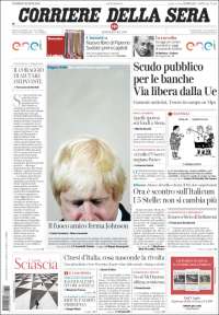 Portada de Corriere della Sera (Italy)