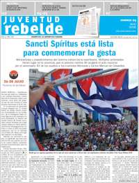 Portada de Juventud Rebelde (Cuba)