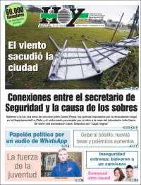 Portada de Diario Hoy (Argentina)