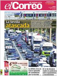 Portada de El Correo de Andalucía (España)