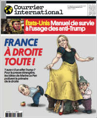 Portada de Courrier international (Francia)