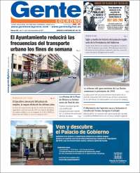 Portada de Gente en Logroño (España)