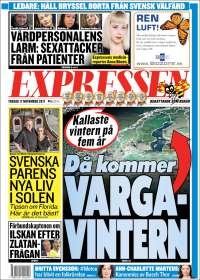Portada de Expressen (Suède)