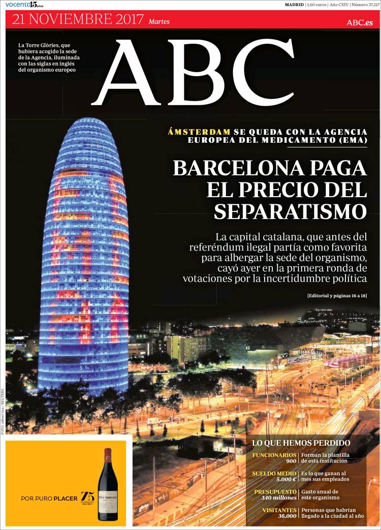 Portada de ABC (España)
