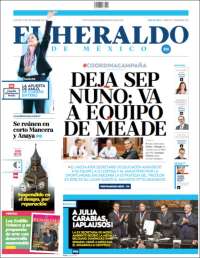Portada de El Heraldo de México (México)
