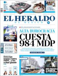 Portada de El Heraldo de México (Mexique)