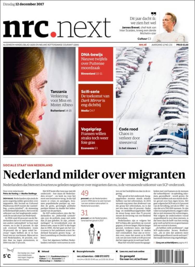 Portada de NRC • Next (Pays-Bas)