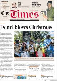 Portada de The Times (Afrique du Sud)