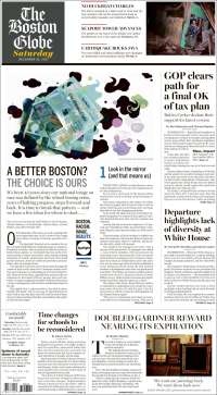 Portada de Boston Globe (États-Unis)