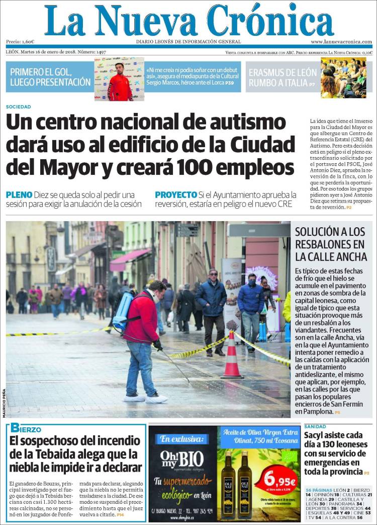Portada de La Nueva Crónica (España)