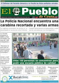 Portada de El Pueblo de Ceuta (Espagne)