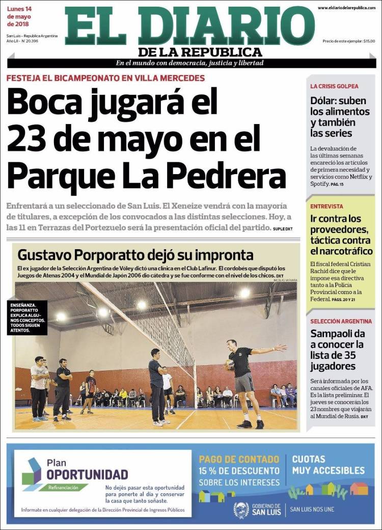 Periódico Diario De La República Argentina Periódicos De
