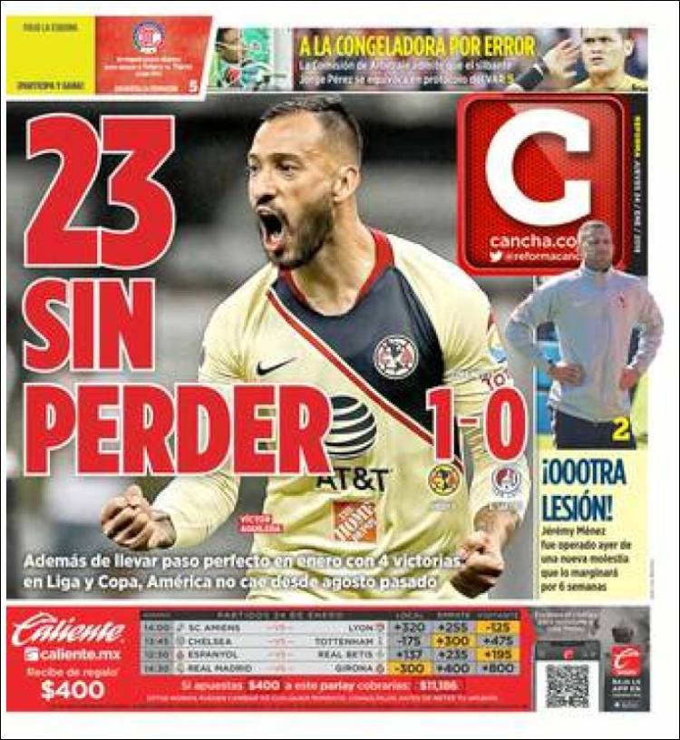 Portada de Cancha (México)