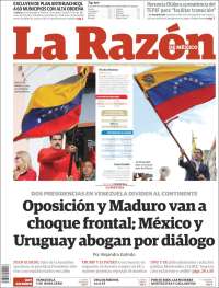 Portada de La Razón (México)