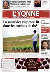 Portada de L'Yonne-Républicaine (Francia)