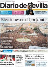 Portada de Diario de Sevilla (España)
