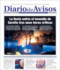 Portada de Diarios de Avisos (España)