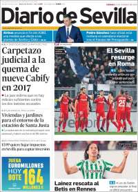 Portada de Diario de Sevilla (España)