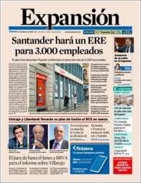 Portada de Expansión (España)