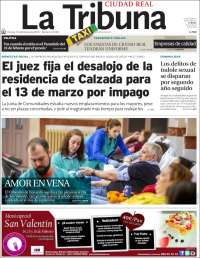 Portada de La Tribuna de Ciudad Real (España)