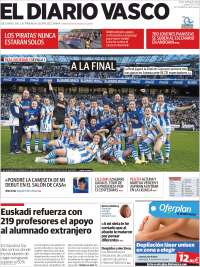 Portada de Diario Vasco (España)