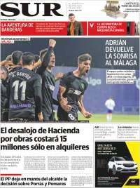 Portada de Diario el Sur (España)