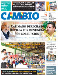 Portada de Cambio (Bolivia)