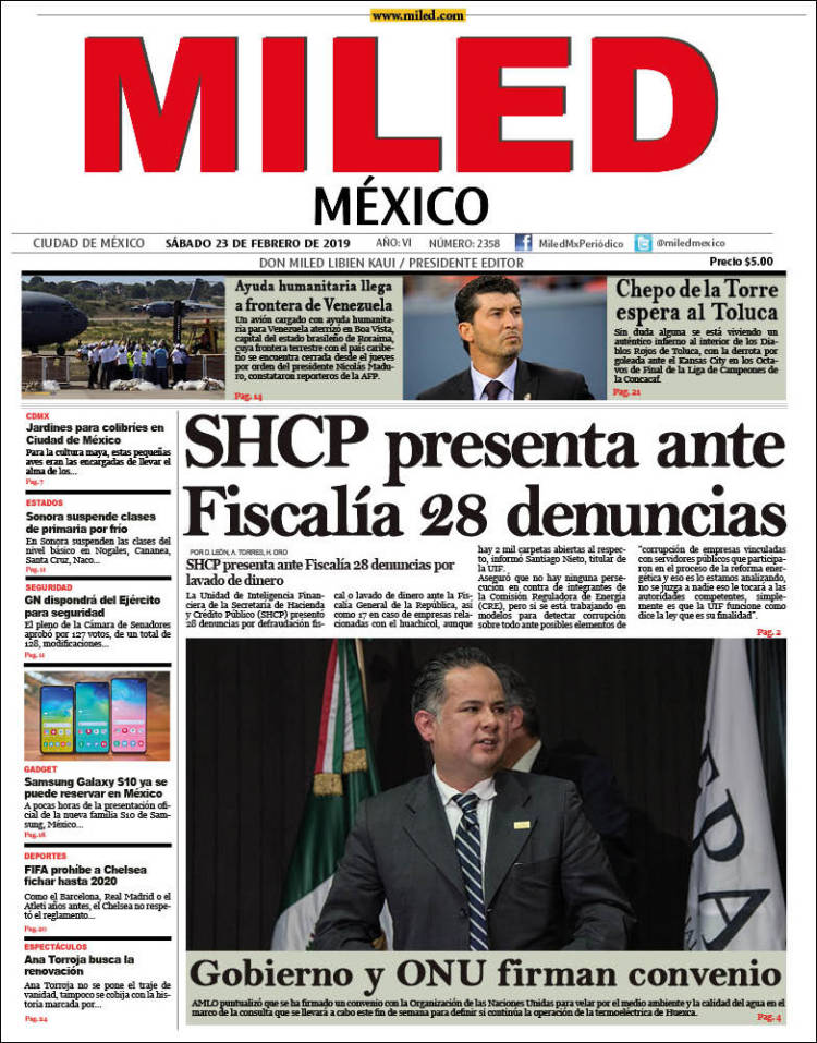 Portada de Miled (México)