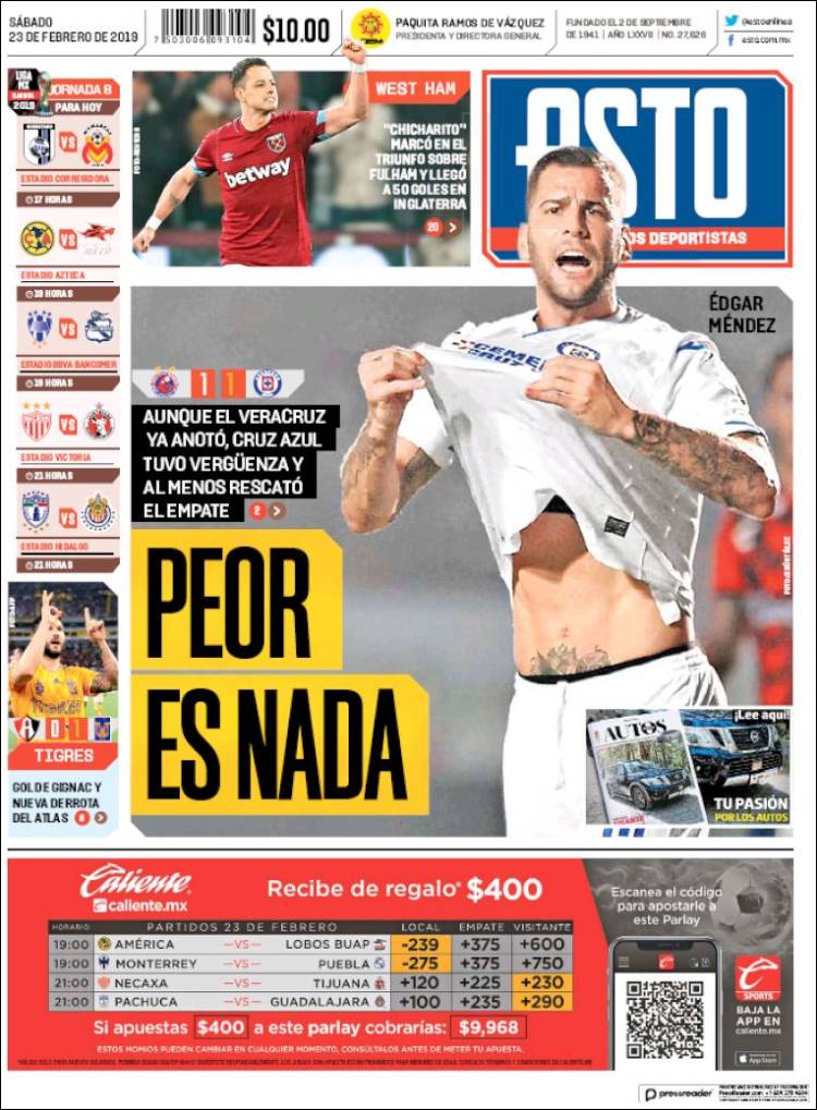 Portada de Esto (México)