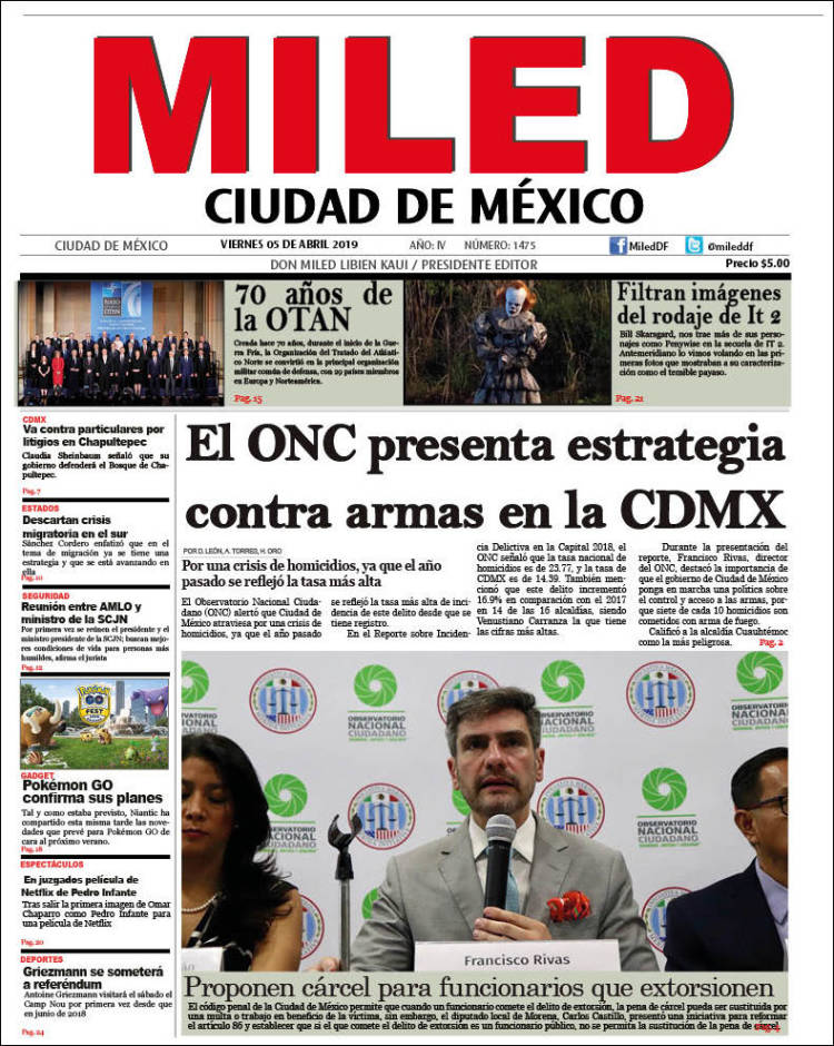 Portada de Miled - Chihuahua (México)