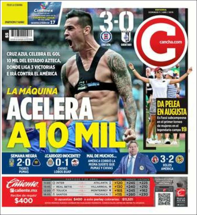 Portada de Cancha (México)