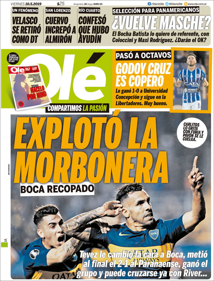 Portada de OlÃ© (Argentina)
