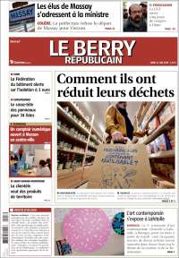 Portada de Berry Republicain (Francia)