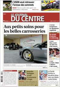 Portada de Le Journal du Centre (Francia)