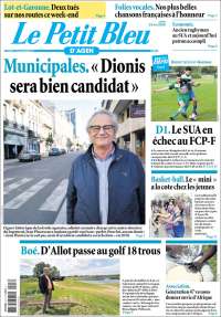 Portada de Le Petit Bleu (Francia)