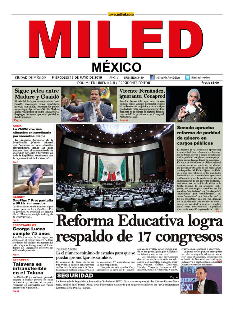 Portada de Miled (México)