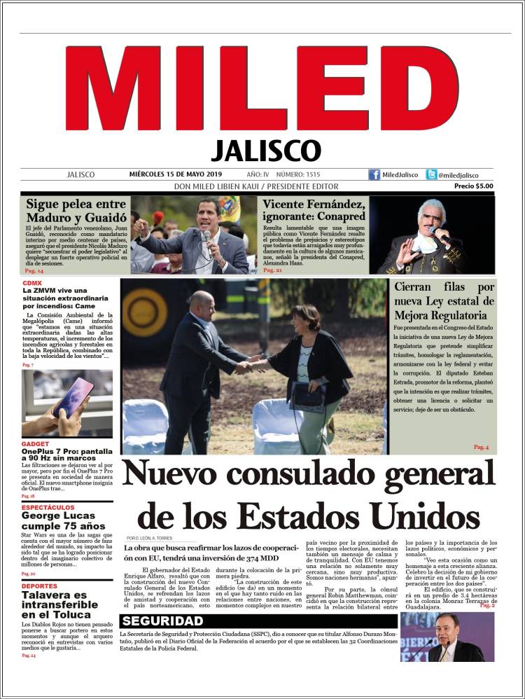Portada de Miled - Jalisco (México)