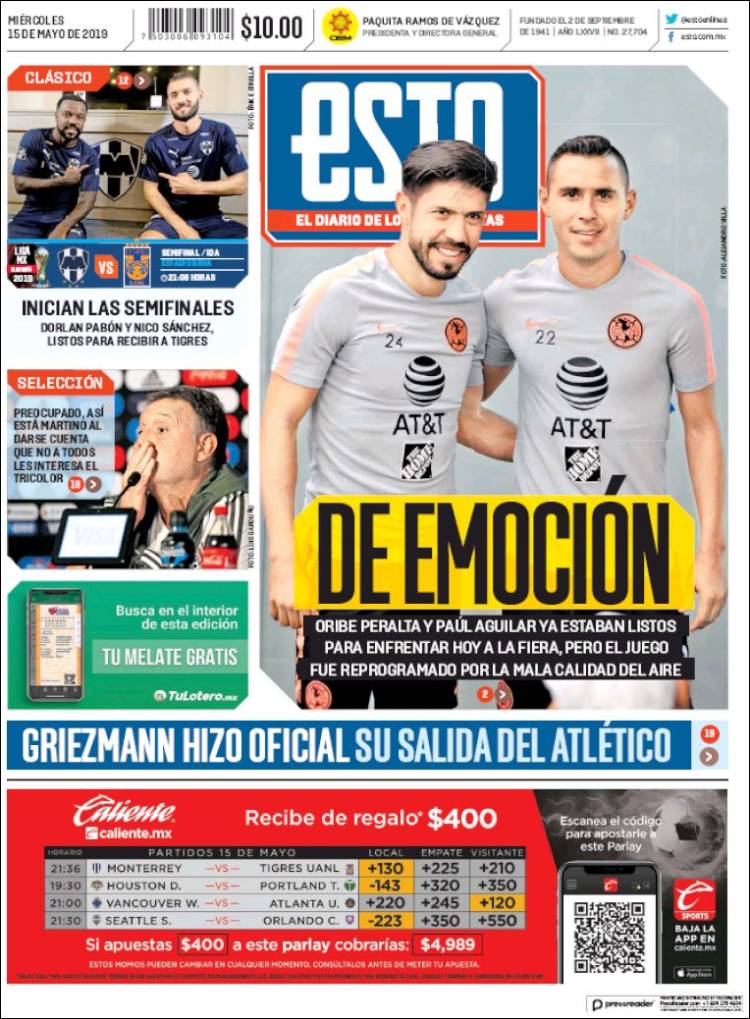 Portada de Esto (México)