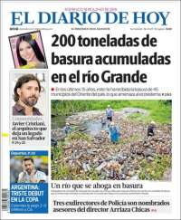 Portada de El Diario de Hoy (El Salvador)