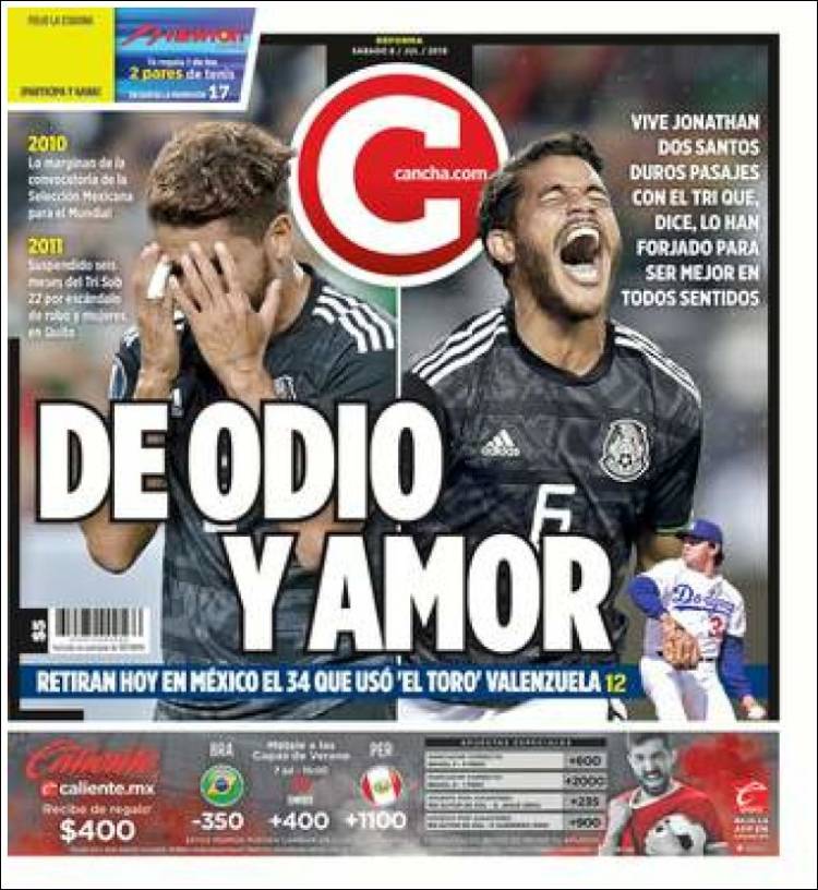 Portada de Cancha (México)