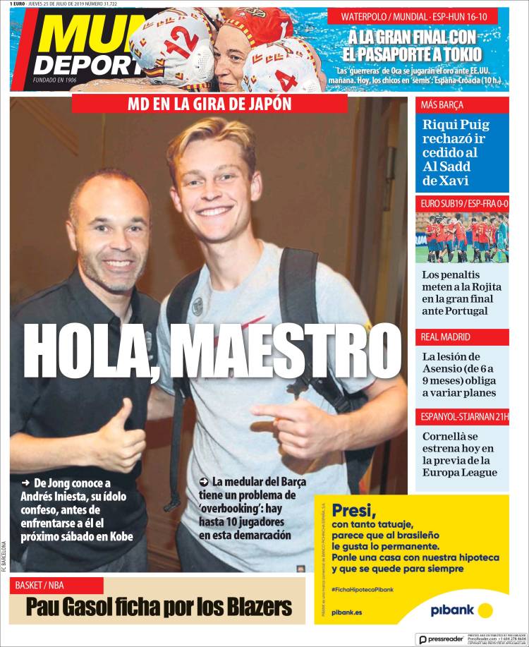 Portada de El Mundo Deportivo (España)