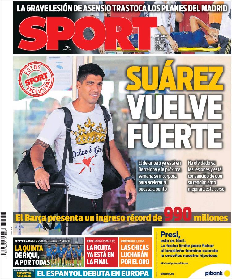 Portada de Sport (España)
