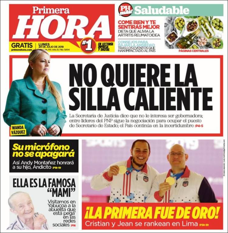 Periódico Primera Hora (Puerto Rico). Periódicos de Puerto Rico