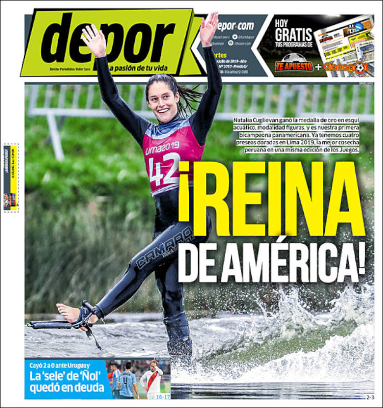 Portada de Depor (Peru)