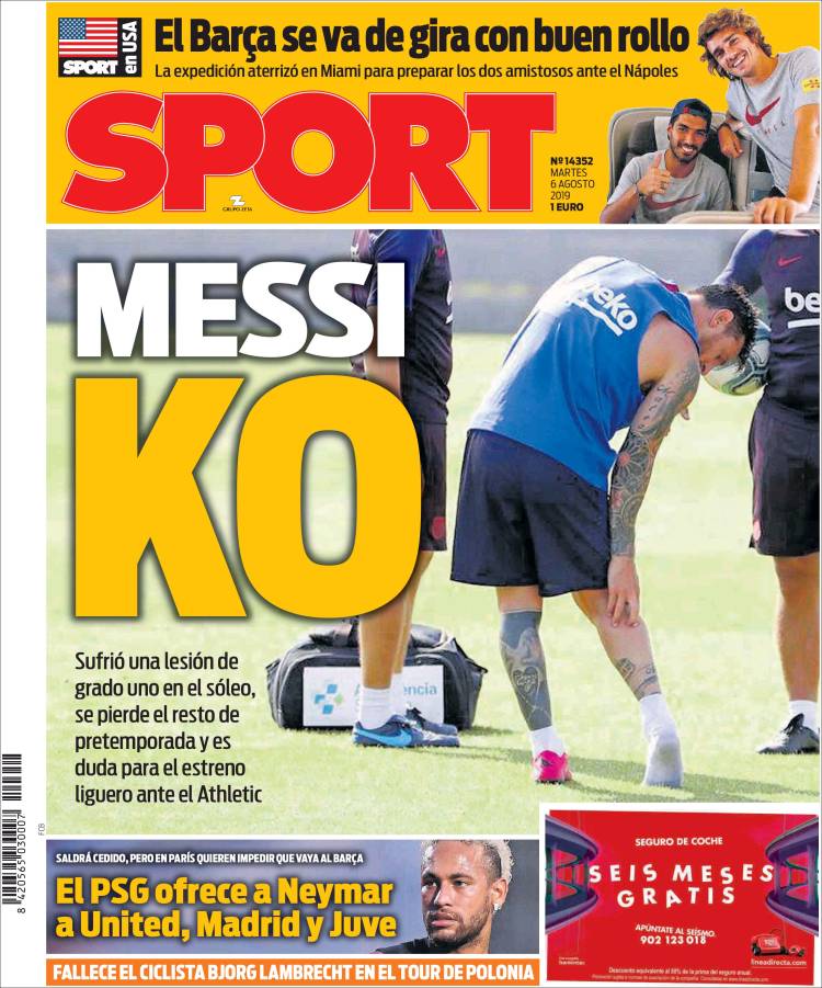 Portada de Sport (España)